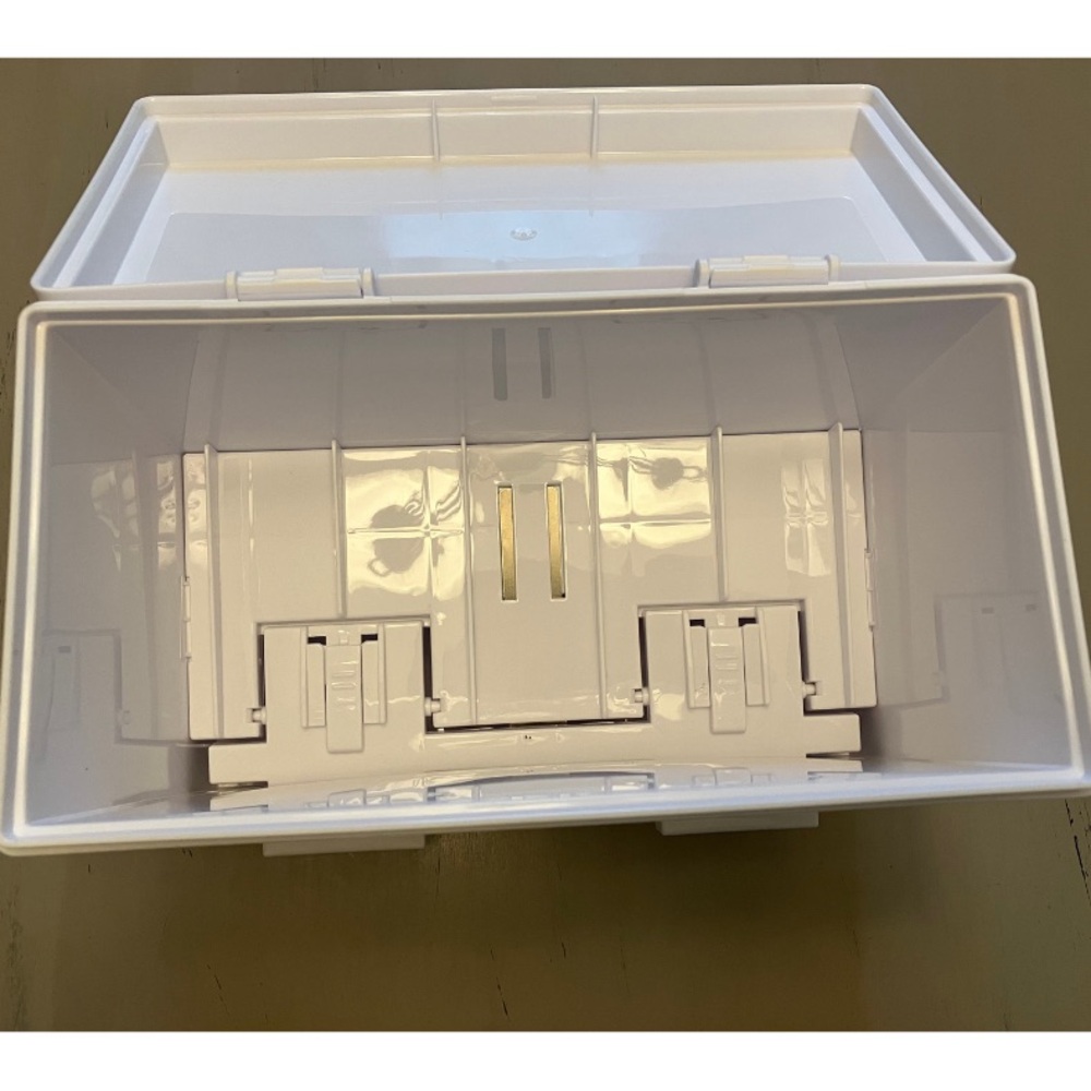 White Plastic Pencil Dispenser Box - Picture 4 of 6